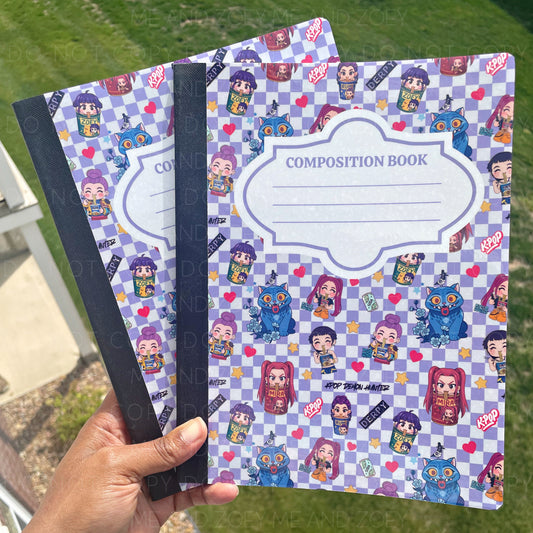 K-Pop Composition & Mini Notebooks