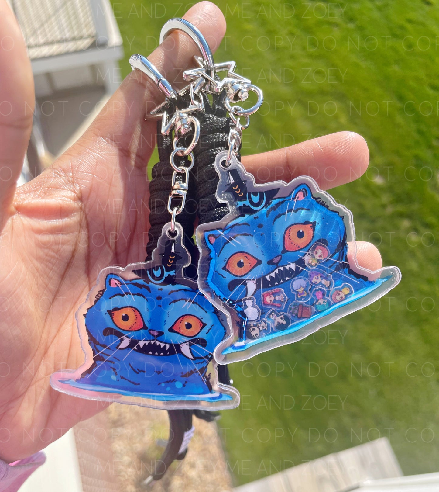 Tiger Shaker Keychains
