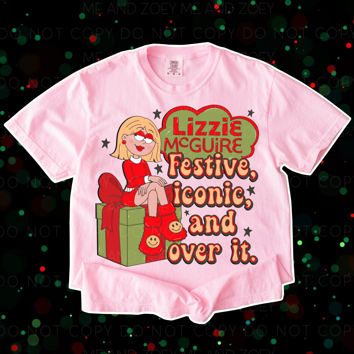 Festive, Iconic & Over It Graphic Tee | Y2K Holiday Style