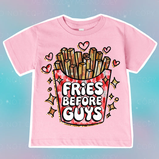Fries Before Guys Graphic Tee