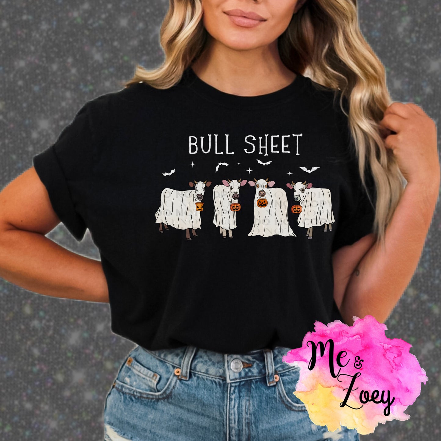 Bull Sheet Halloween Graphic Tee - MeAndZoey