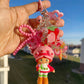 Strawberry Girl Keychain | Fun Keychain Accessories