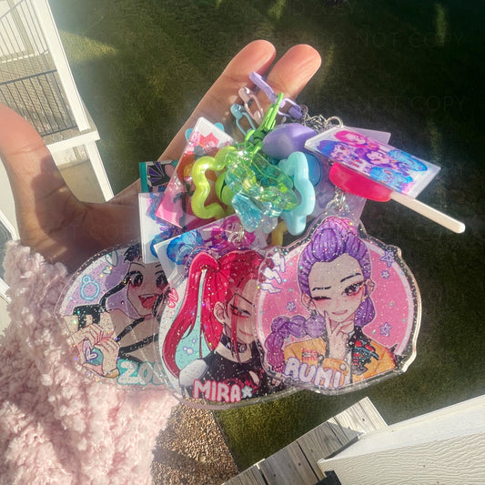 HUNTRA GIRLS Keychain | Fun Keychain Accessories