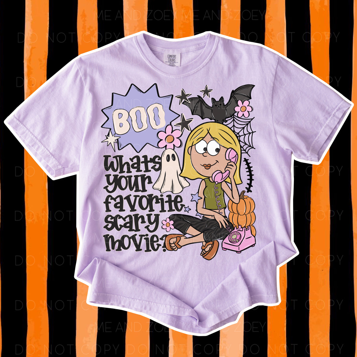 Boo What’s Your Favorite Scary Movie? Halloween Graphic Tee
