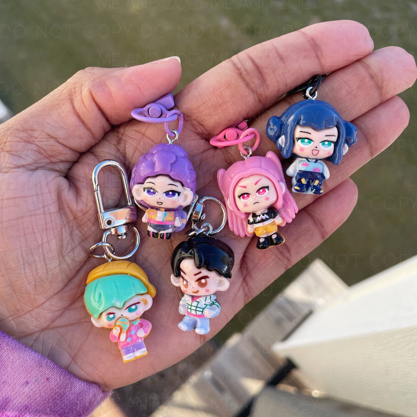 Mini Keychains | Anime-Style K-Pop Accessories
