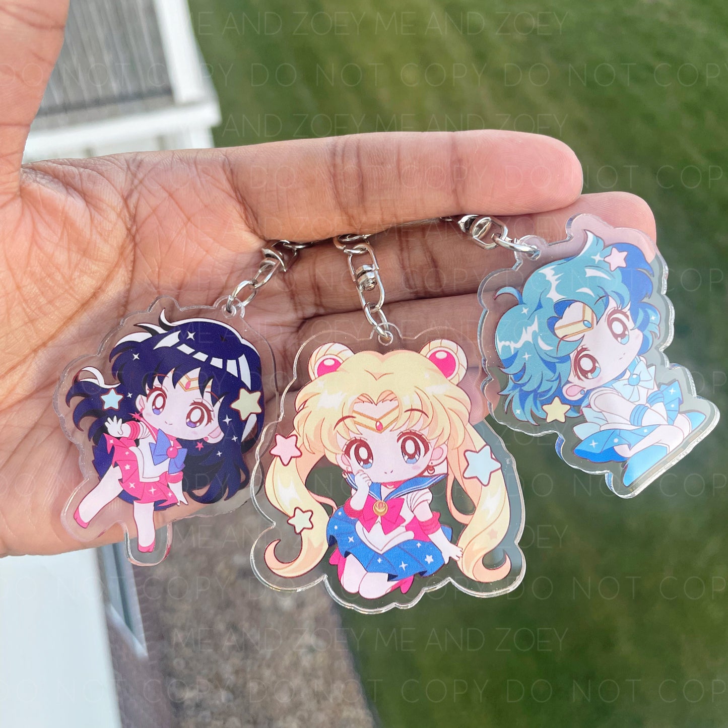 Moon Girls Keychain