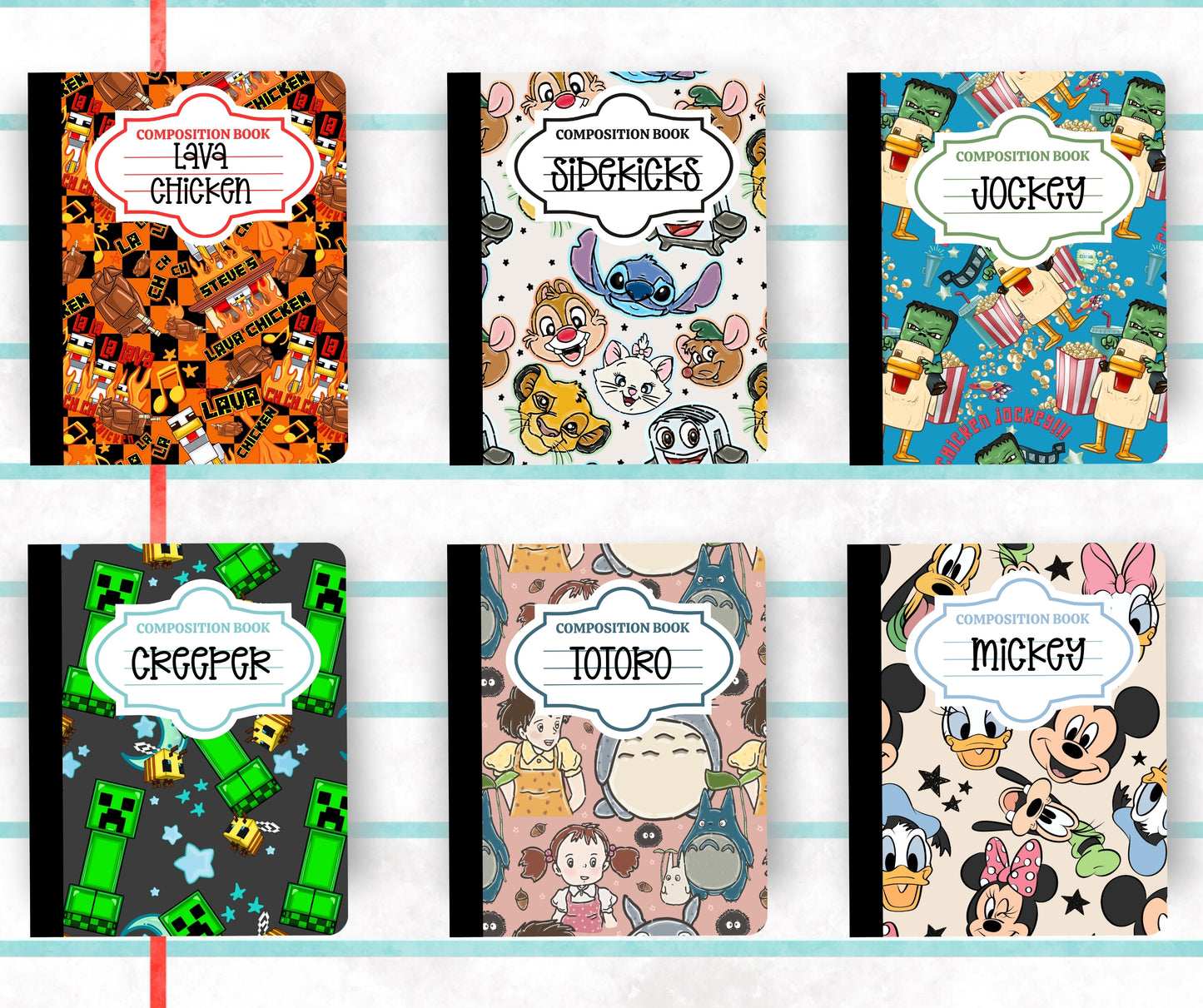 Custom Composition Notebook | Personalized School Notebook