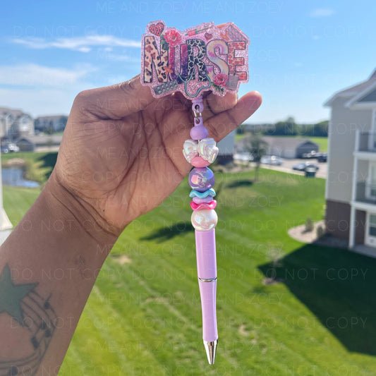 Nurse Badge Reels | Cute & Functional With Pen Attached