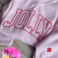 Jolly Embroidery Sweatshirt - MeAndZoey