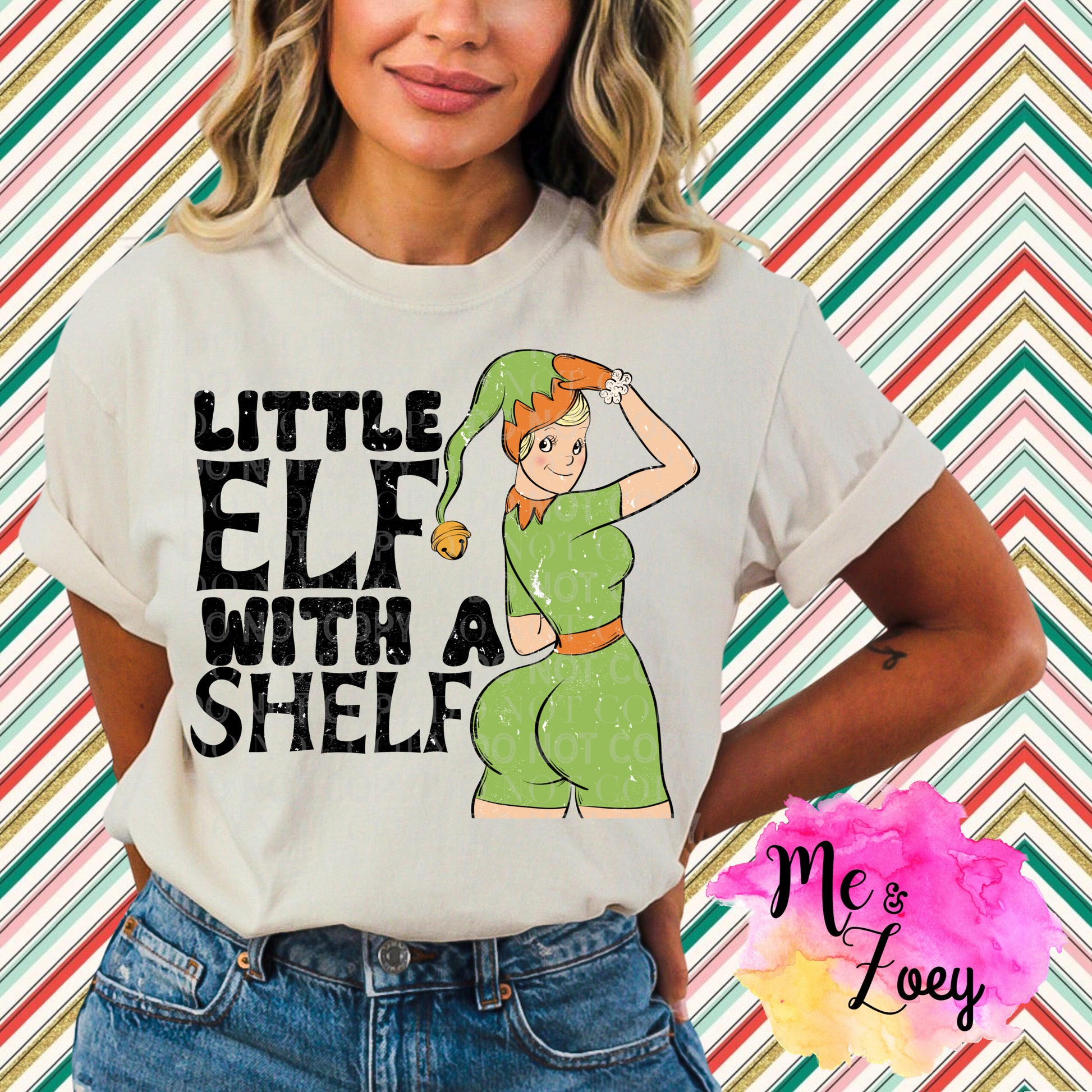 Little Elf With A Shelf Graphic Tee - MeAndZoey