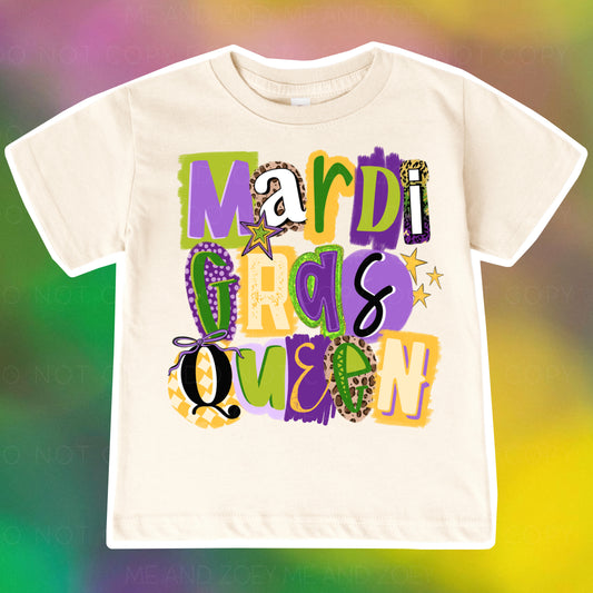 Mardi Gras Queen Graphic Tee