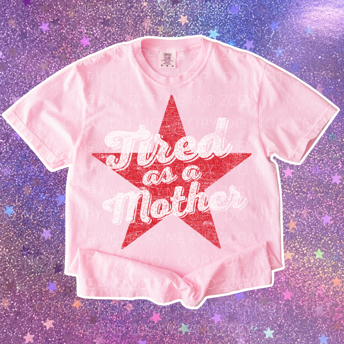 Tired as a Mother Graphic Tee | Funny Mom Shirt