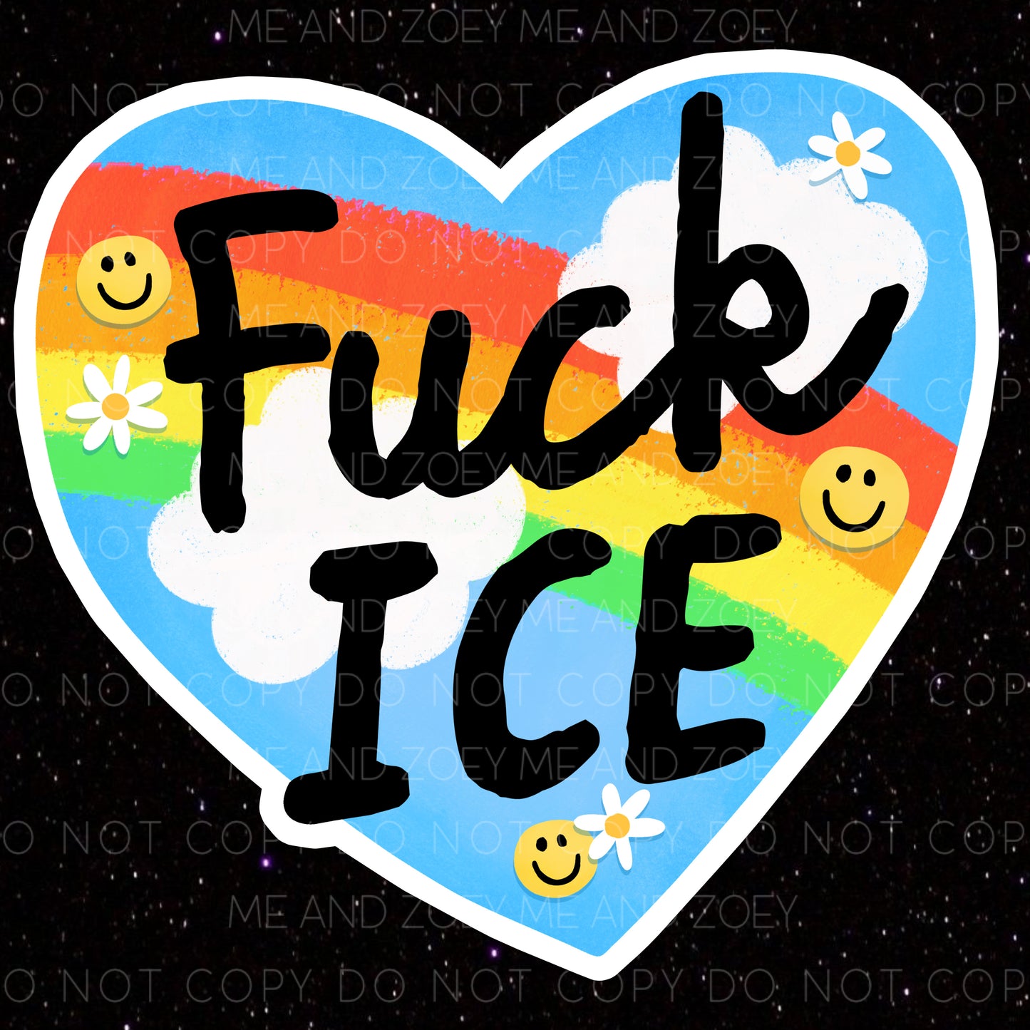 FUCK ICE | Premium Vinyl Sticker | Water-Resistant